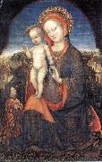 BELLINI, Jacopo Madonna and Child Adored by Lionello d Este oil painting picture wholesale